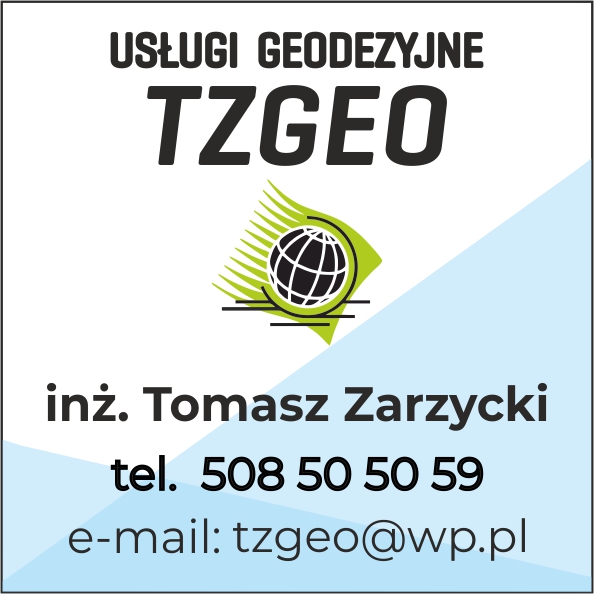 Siedziba  firmy TZGEO Tomasz Zarzycki, mieści...