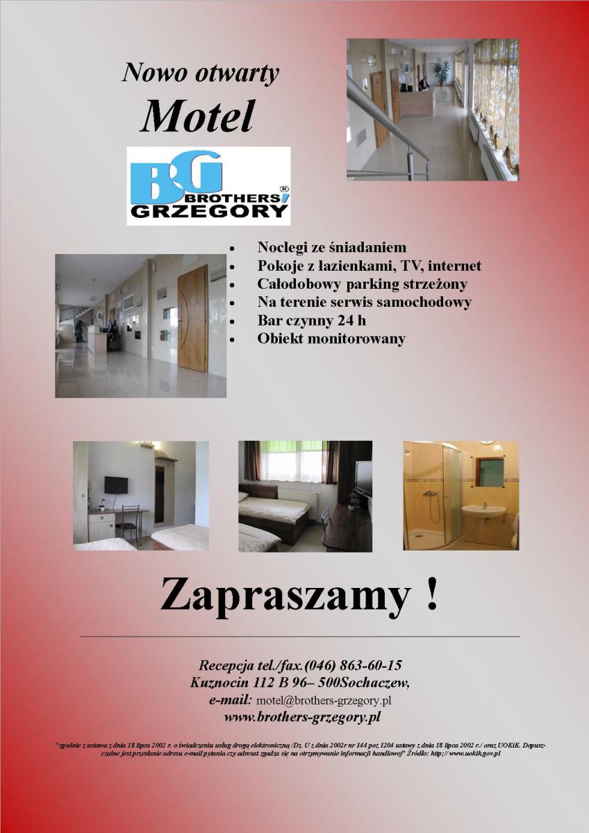 Do dyspozycji naszych klientów oddajemy...