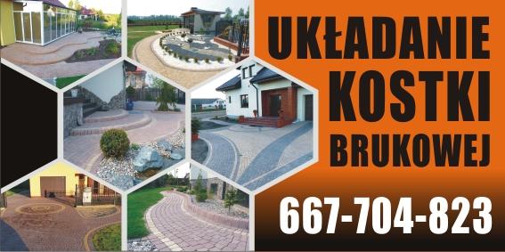Układanie i sprzedaż kostki brukowej,...