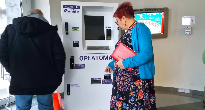 Zdjęcie opłatomatu w UM Sochaczew. Fot. UM Sochaczew