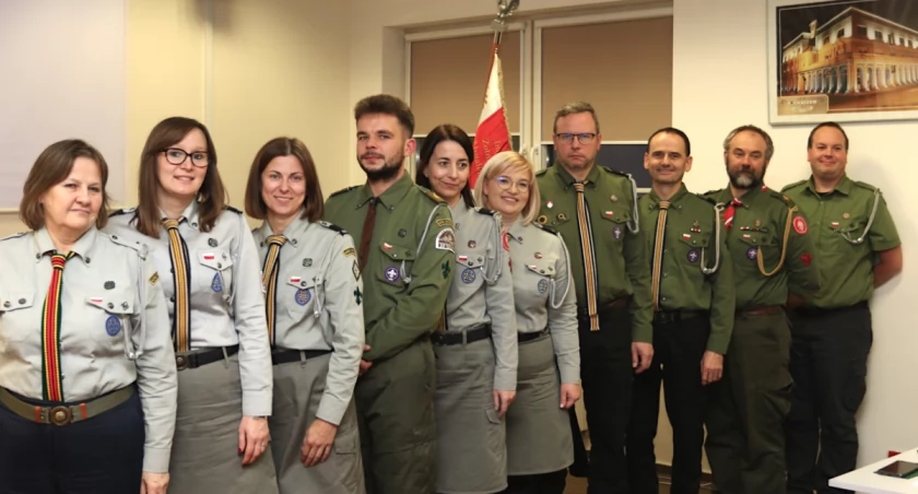 Zdjęcie sochaczewskich harcerzy. Fot. UM Sochaczew.