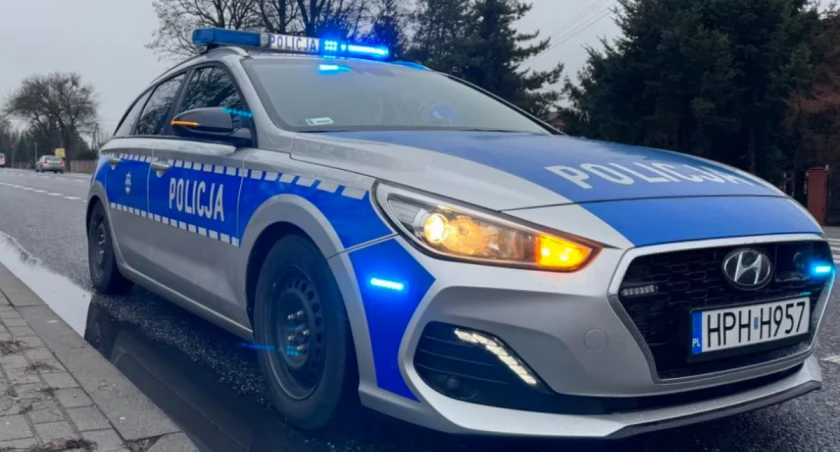 Zdjęcie radiowozu policyjnego. Fot. KPP Sochaczew.