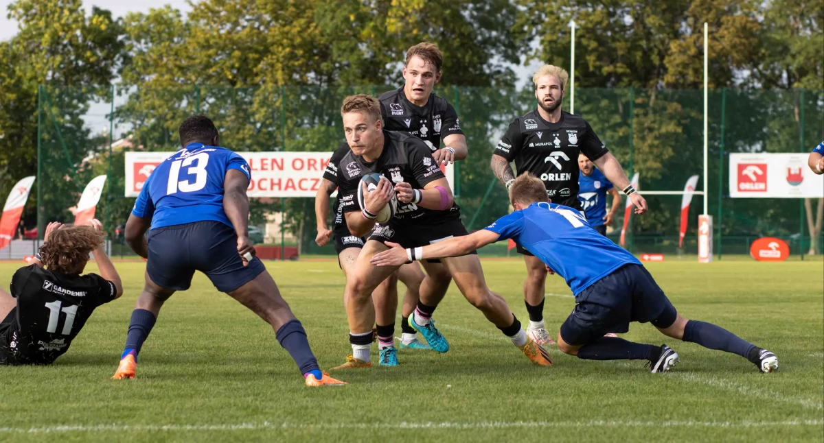 Rugby, Orlen Orkan Sochaczew pewnie rozpoczyna sezon Ekstraligi Rugby - zdjęcie, fotografia
