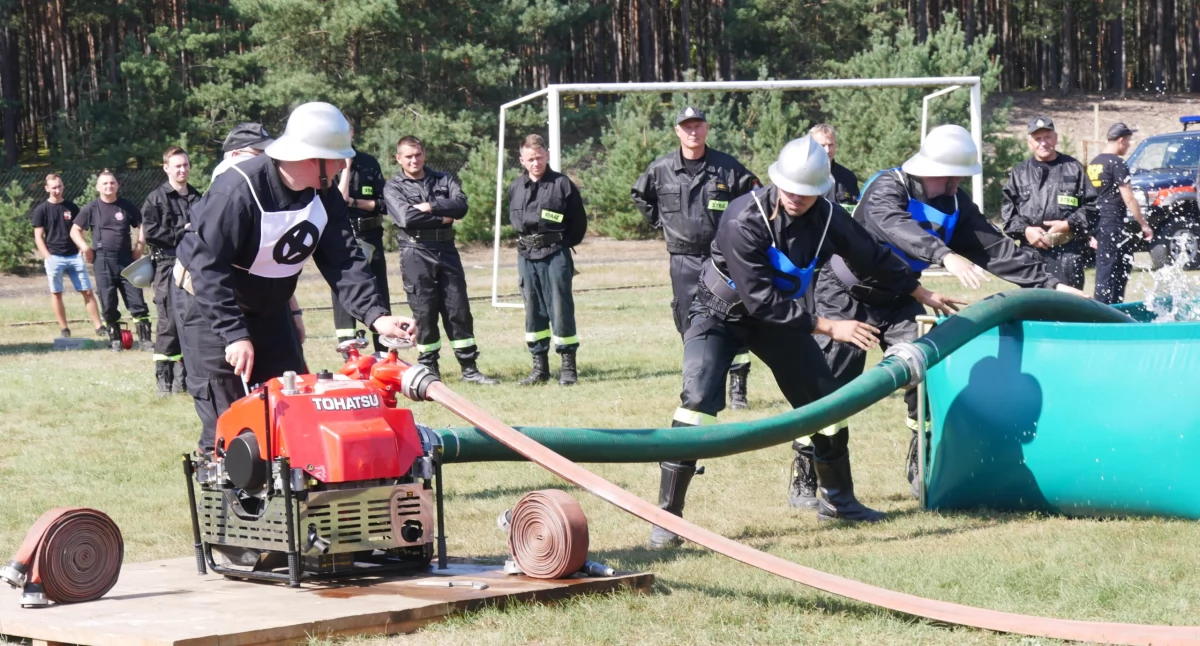 Atrakcje - Ciekawostki - Rekreacja, Młodzieszyn Gminne Zawody Sportowo Pożarnicze - zdjęcie, fotografia