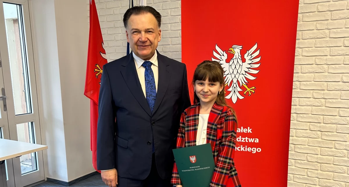 Ludzie Sochaczewa , Marysia Szułczyńska nagrodą Marszałka Województwa Mazowieckiego - zdjęcie, fotografia
