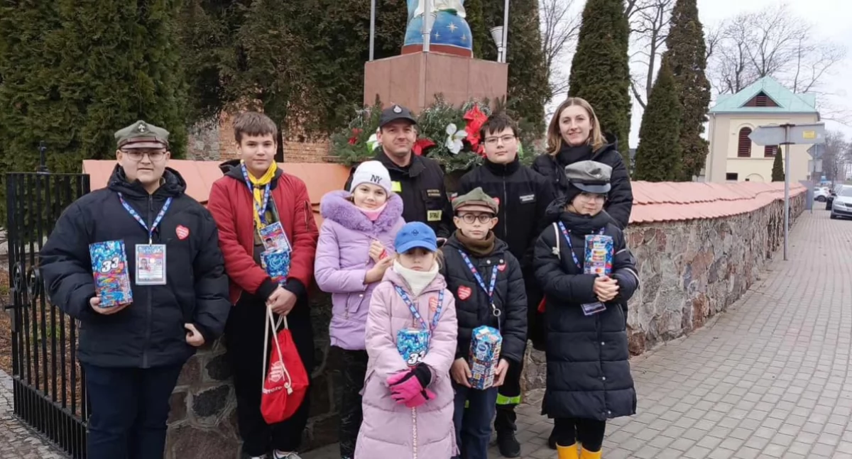 Interwencje i pomoc , Gmina Młodzieszyn kolejny wsparła WOŚP - zdjęcie, fotografia