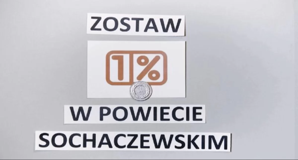 Sprawy urzędowe, Podziel podatkiem sochaczewskimi organizacjami - zdjęcie, fotografia
