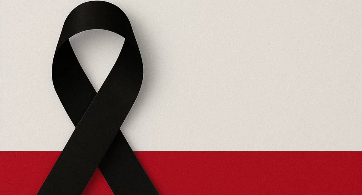 Sprawy urzędowe, Prezydent Andrzej ogłosił dzień żałoby narodowej - zdjęcie, fotografia