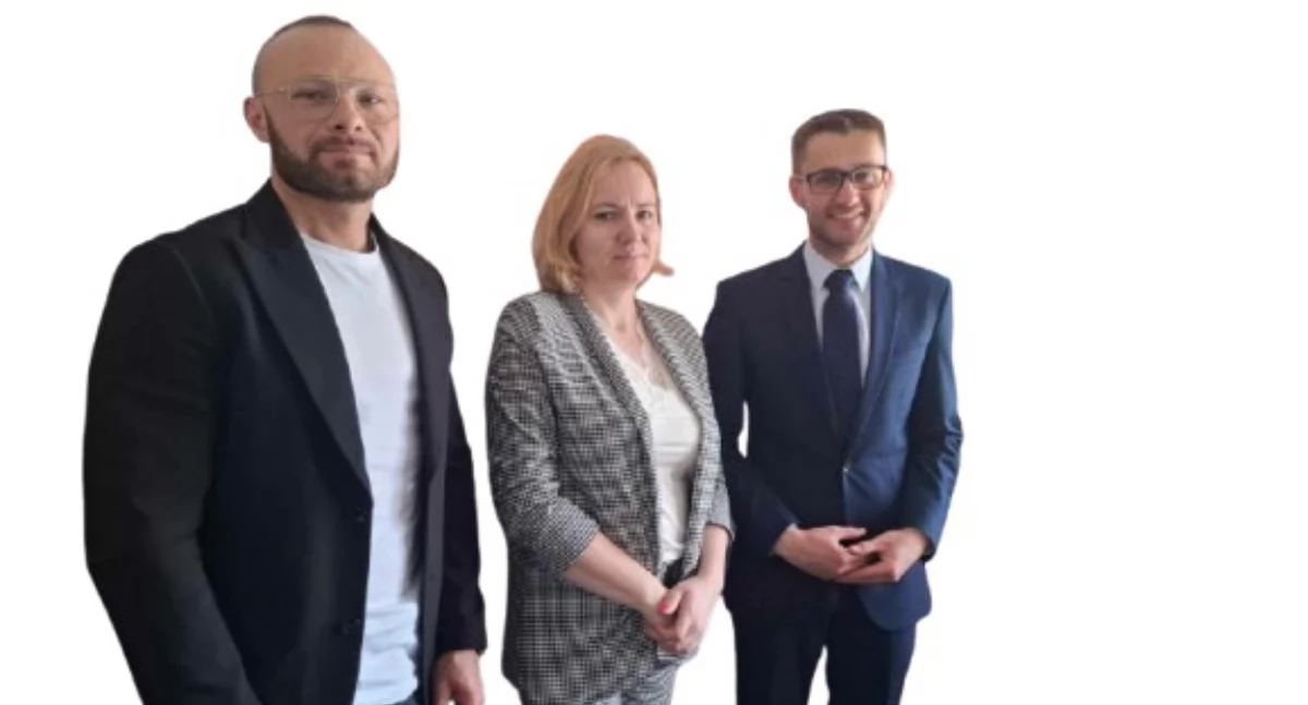 Sprawy urzędowe, Wójt Damian Jaworski wiceprzewodniczący Gminy Rybno Aneta Słomińska Mariusz Kęska pozyskanych dofinansowaniach inwestycjach sprawach bieżących wydarzeniach które będą organizowane terenie gminy - zdjęcie, fotografia
