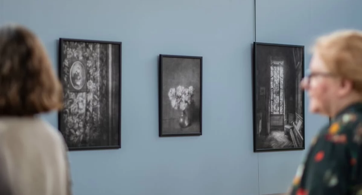 Projekty - Wystawy , Kuratorskie oprowadzania wystawie FLORE Żelazowej - zdjęcie, fotografia