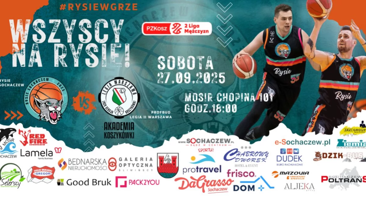 Koszykówka, Pierwszy domowy Sochaczew lidze - zdjęcie, fotografia