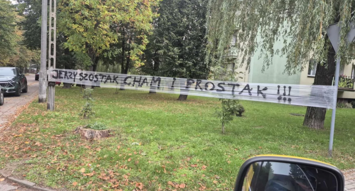 Interwencje i pomoc , Jerzy Szostak prostak zabolał artykuł pseudokibicach - zdjęcie, fotografia