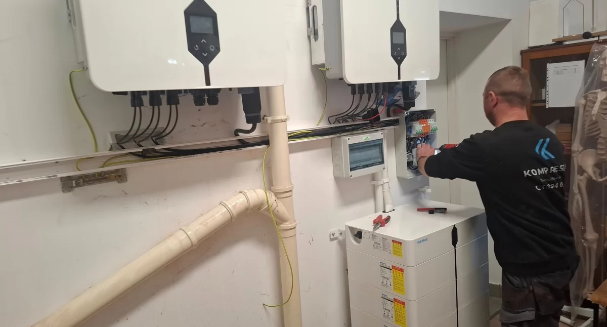Sprawy urzędowe, Gmina Rybno rozpoczęła realizację projektu „Magazyny energii” wartości - zdjęcie, fotografia