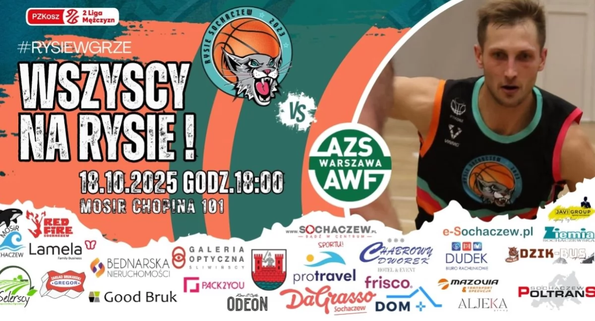 Koszykówka, RYSIE WRACAJĄ DOMU! SOBOTNI SOCHACZEWIE - zdjęcie, fotografia