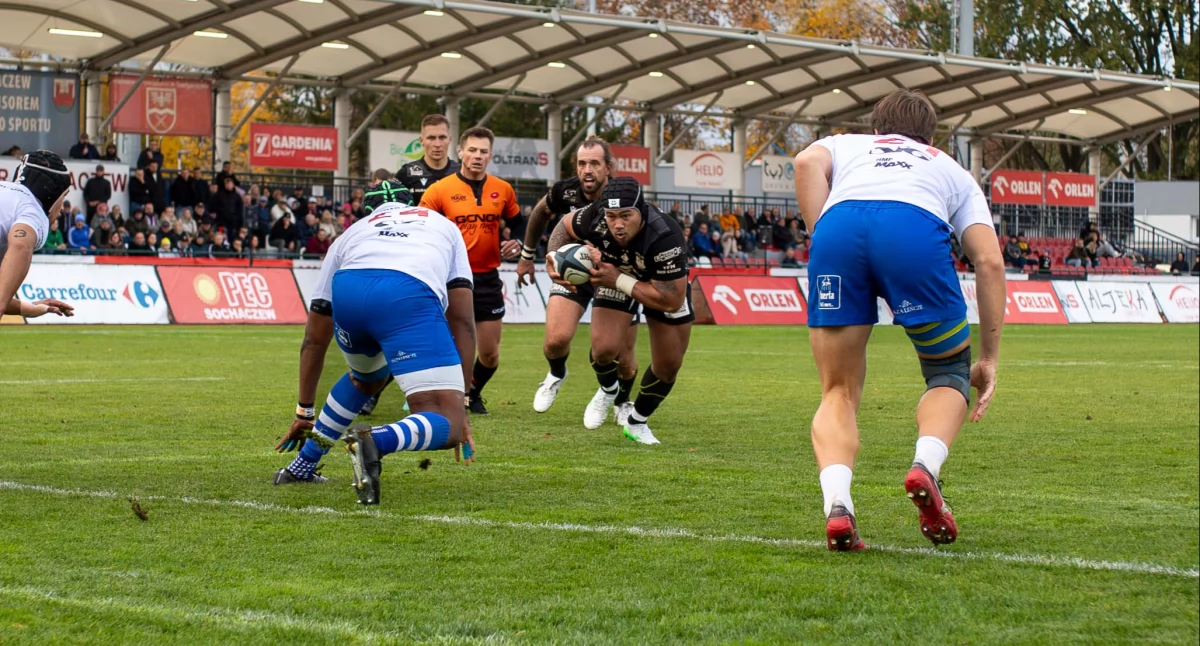 Rugby, Orlen Orkan Sochaczew wysoko pokonuje Juvenię Kraków - zdjęcie, fotografia