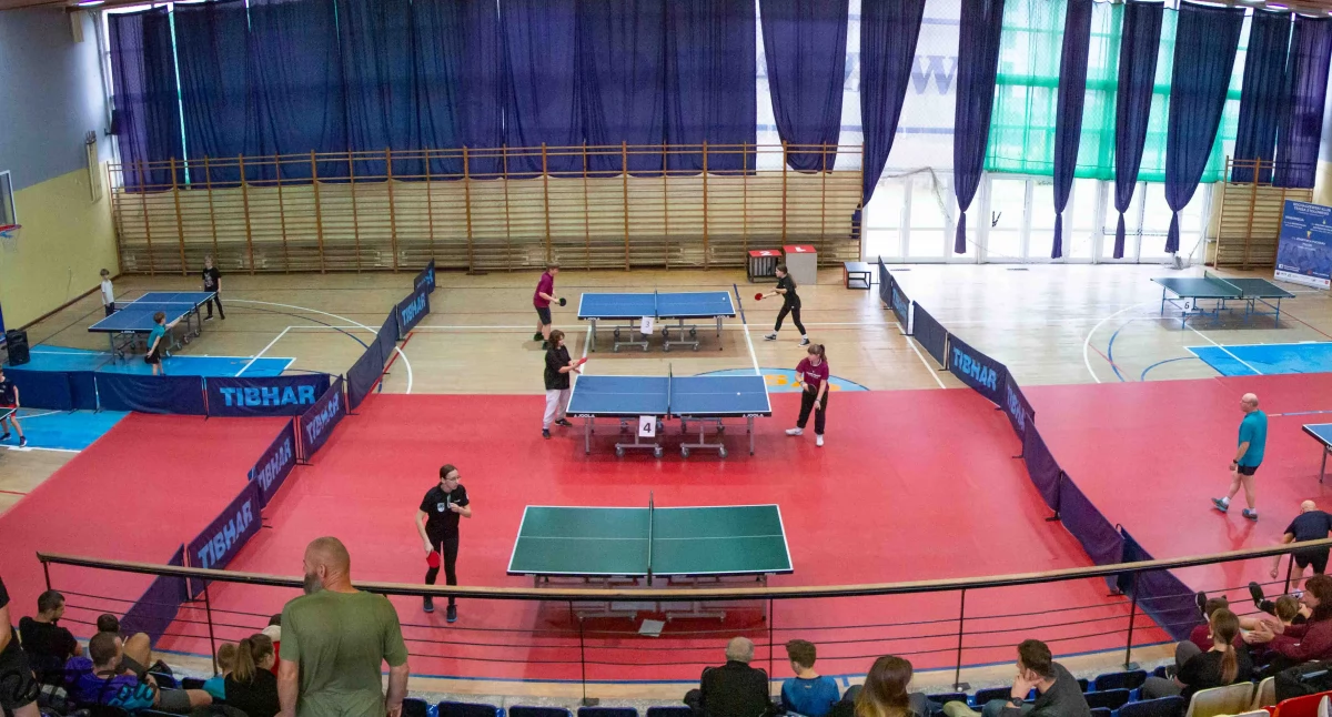 Tenis stołowy, Sochaczew zaprasza ligowe mecze tenisa stołowego - zdjęcie, fotografia