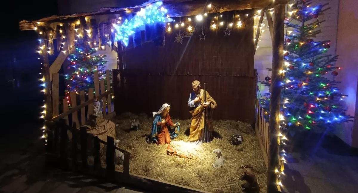 Kościół i religia, Szopki bożonarodzeniowe Sochaczewie Niepokalanowie [FOTO] - zdjęcie, fotografia