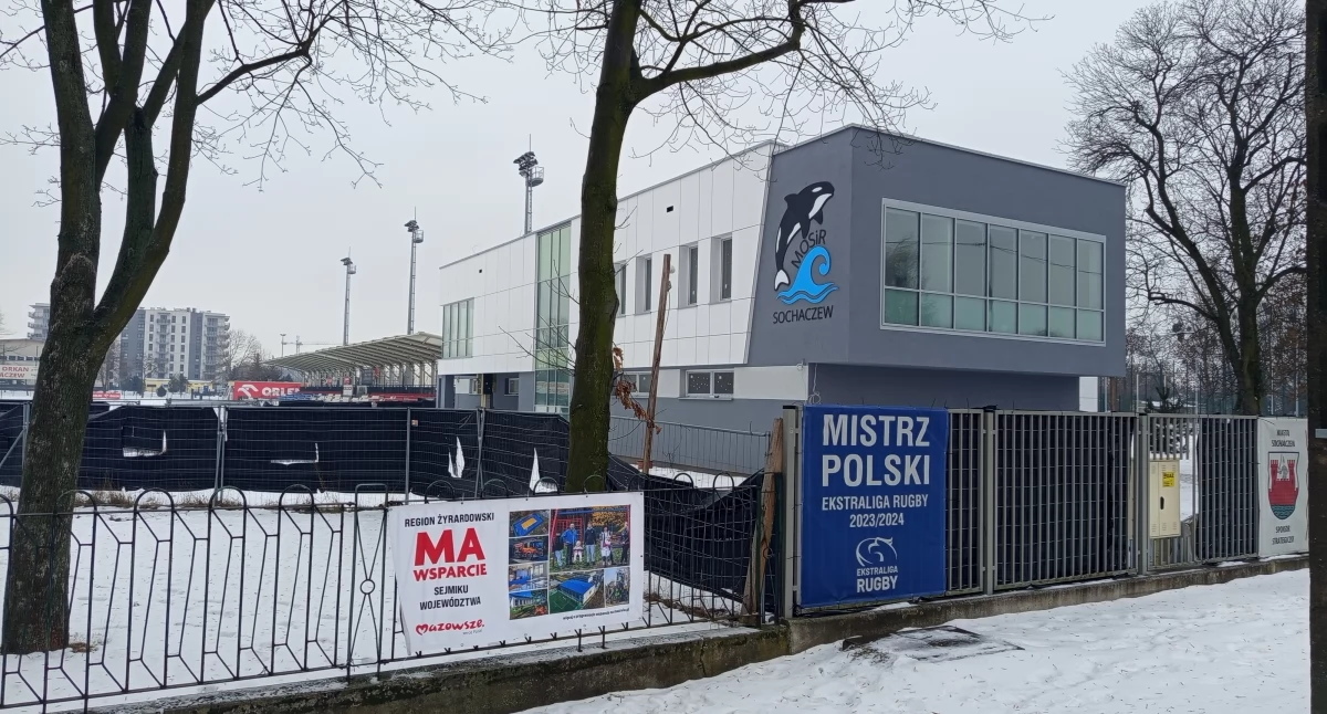 Inwestycje , Przebudowa sochaczewskich obiektów sportowych niedługo wielkie otwarcie - zdjęcie, fotografia