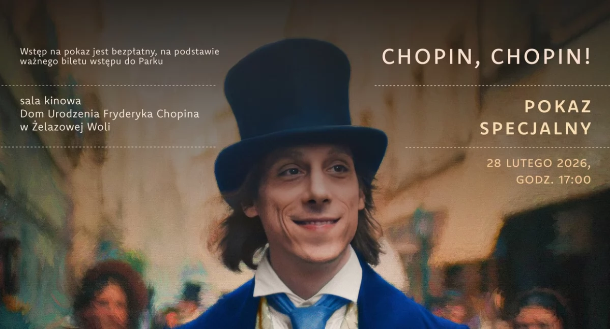 Atrakcje - Ciekawostki - Rekreacja, Specjalny pokaz filmu „Chopin Chopin!” Żelazowej - zdjęcie, fotografia