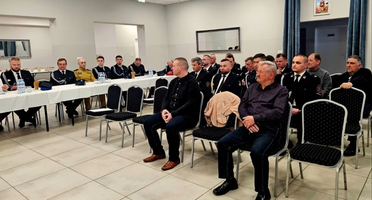 Pożary straż pożarna, Strażacy Młodzieszynie podsumowali działalność podczas walnego zebrania - zdjęcie, fotografia