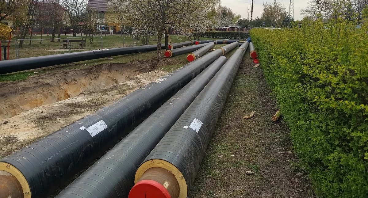 Inwestycje , Ciągną rurociąg odwiertów geotermalnych ulica Kochanowskiego zostanie zamknięta - zdjęcie, fotografia