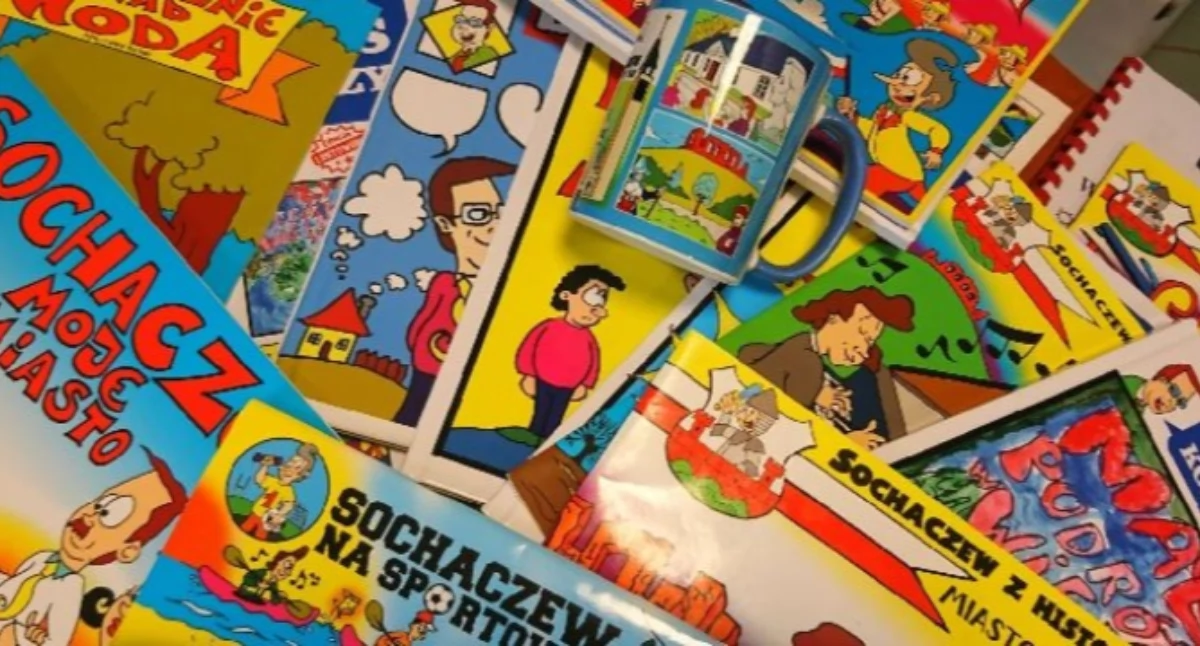 Atrakcje - Ciekawostki - Rekreacja, „Polskie dymki” wystawa komiksów Miejskiej Bibliotece Publicznej Sochaczewie - zdjęcie, fotografia
