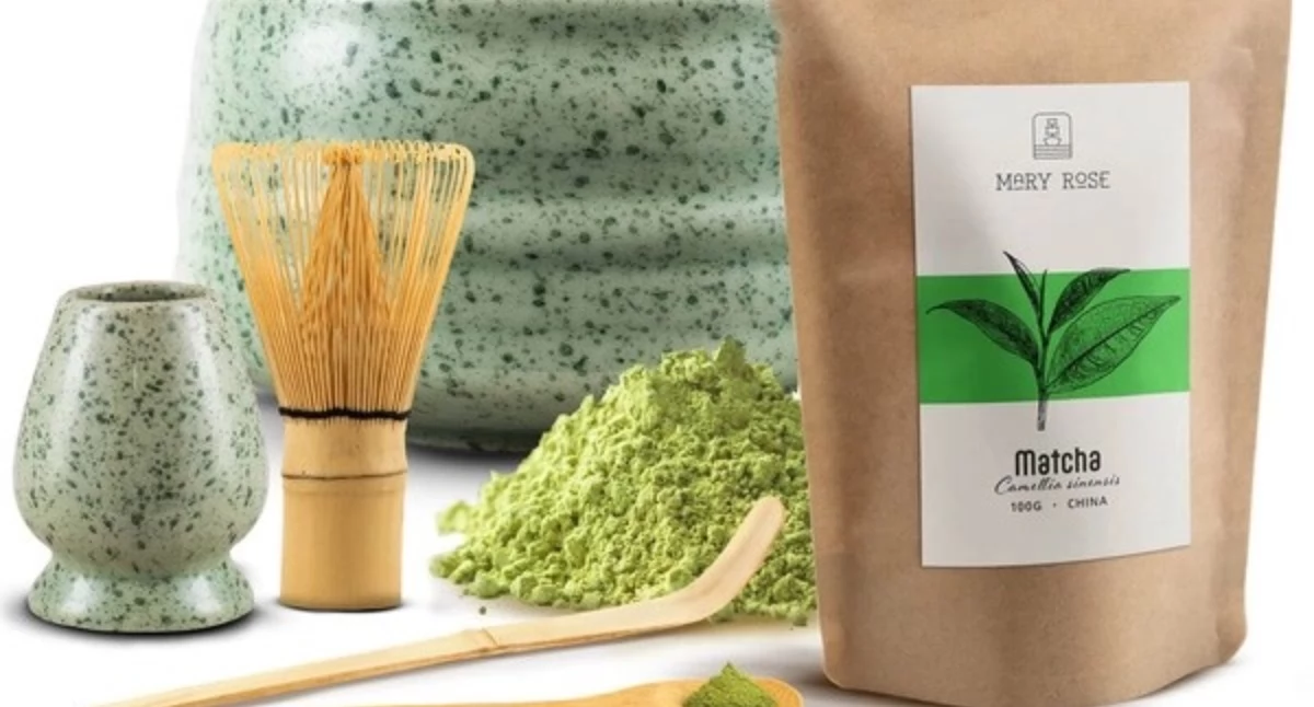 Promocje gospodarcze, Matcha akcesoria Cebador idealne połączenie zestawach parzenia matchy - zdjęcie, fotografia