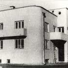 Główny budynek stacyjny stacji Sochaczew Wąskotorowy w 1937 r., zbiory Czesława Gwary