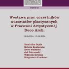 Plakat Deco Arch.