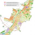 Mapa wybudowanej kanalizacji sanitarnej w Sochaczewie - fot. ZWiK Sochaczew