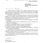 Pismo do dyrektora Muzeum Mazowieckiego w Płocku