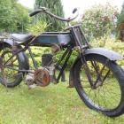 Motocykl Monet Goyon z 1924 roku Najstarszy Motocykl Zlotu nagroda Burmistrza Miasta...