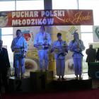 Ceremonia dekoracji kategorii wagowej 63 kg. III miejsce Justyna Szewczyk - Bytom...