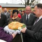 Powitanie chlebem i solą.