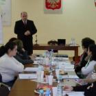 Prowadzący szkolenie Grzegorz Wrona i uczestnicy szkolenia