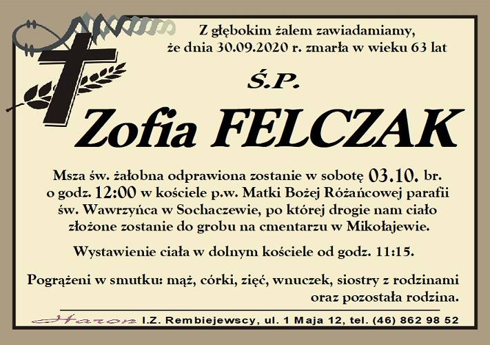 Zofia Felczak 