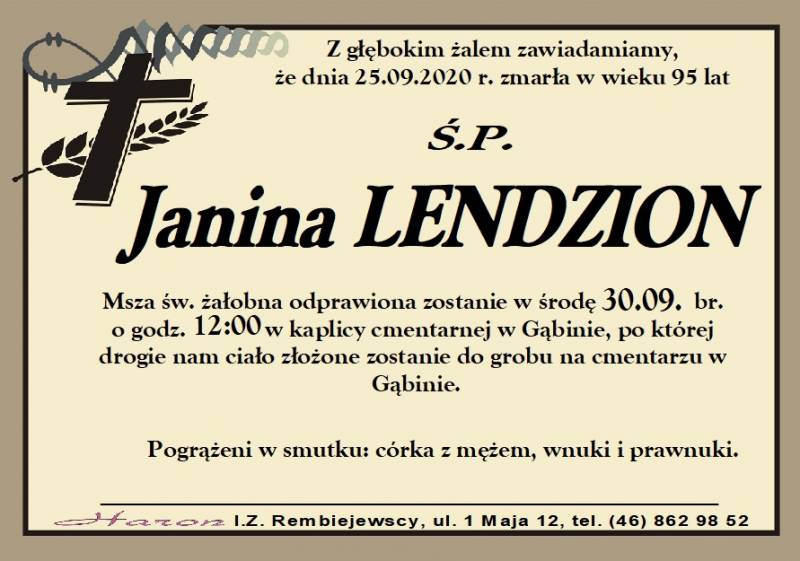 Janina Lendzion 