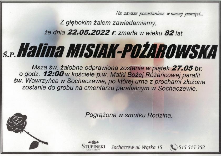 Halina Misiak-Pożarowska