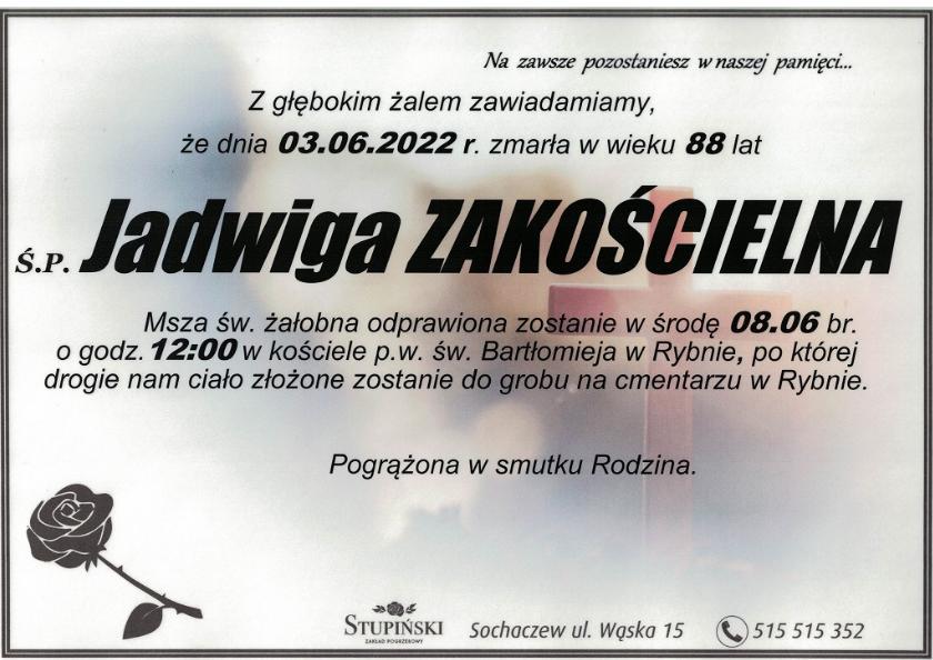 Jadwiga Zakościelna