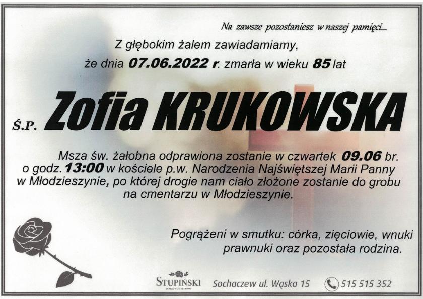 Zofia Krukowska