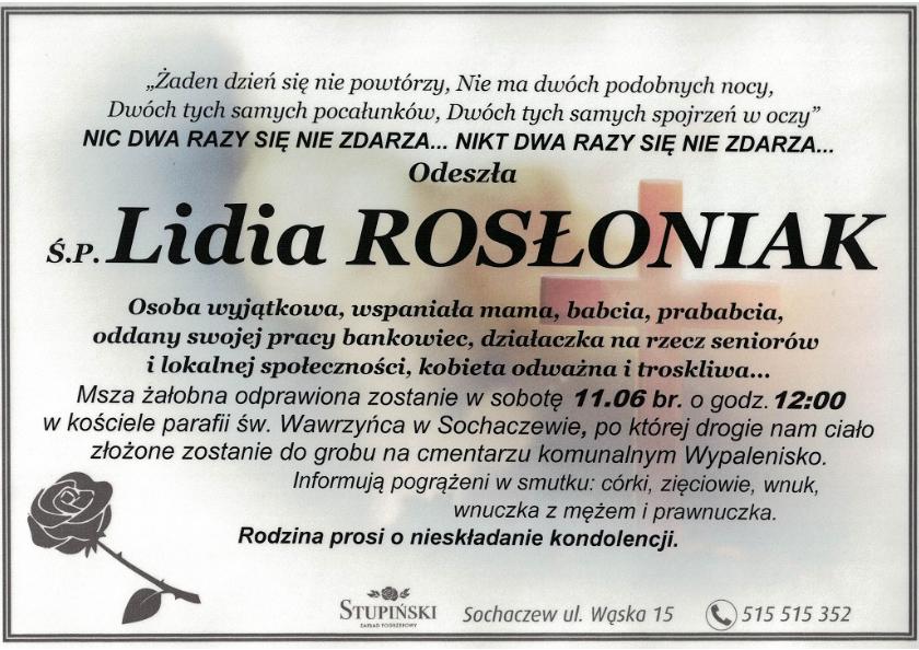 Lidia Rosłoniak