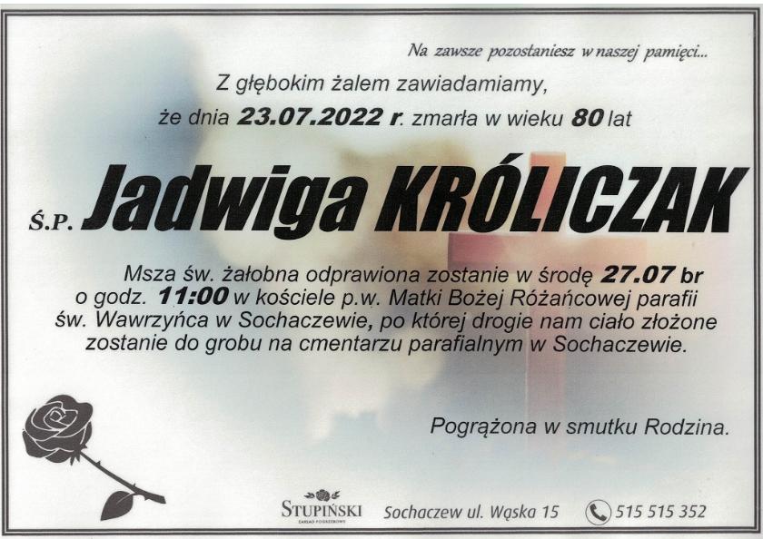Jadwiga Króliczak