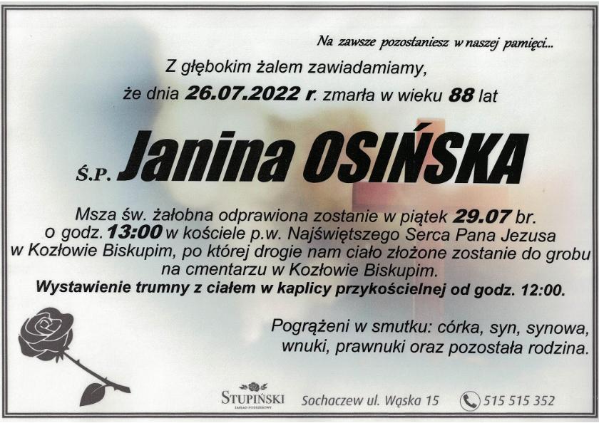 Janina Osińska