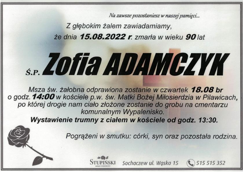 Zofia Adamczyk