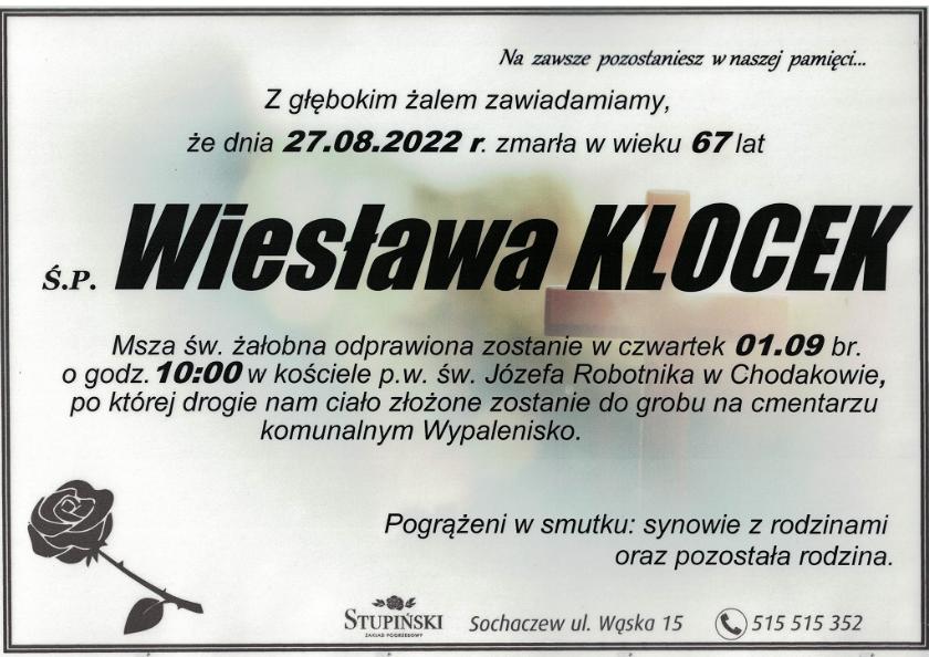 Wiesława Klocek