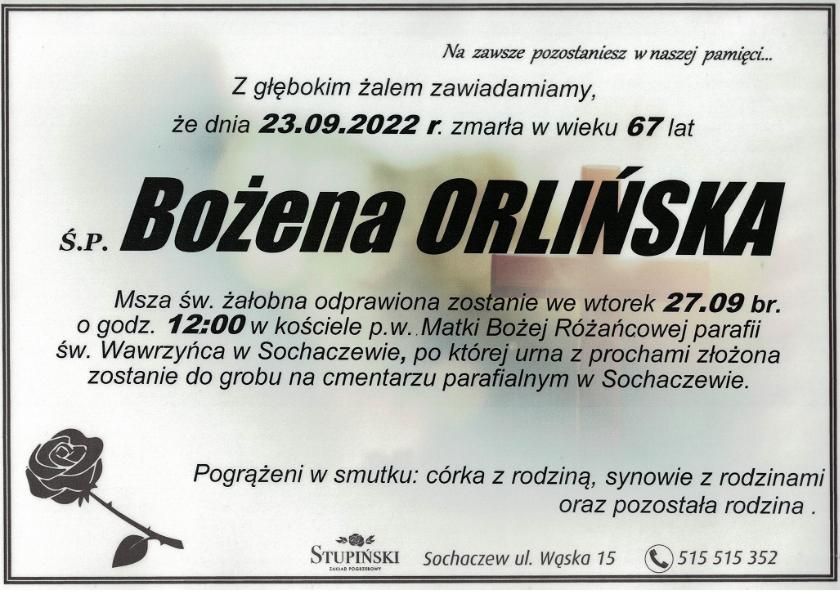 Bożena Orlińska