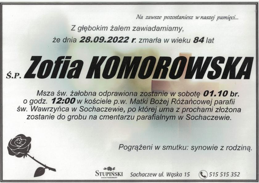 Zofia Komorowska