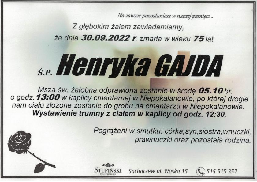 Henryka Gajda