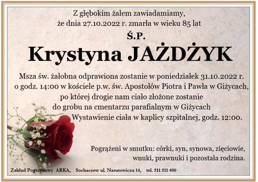 Krystyna Jażdżyk