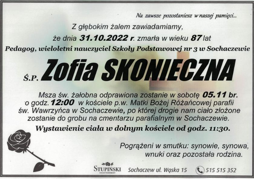 Zofia Skonieczna